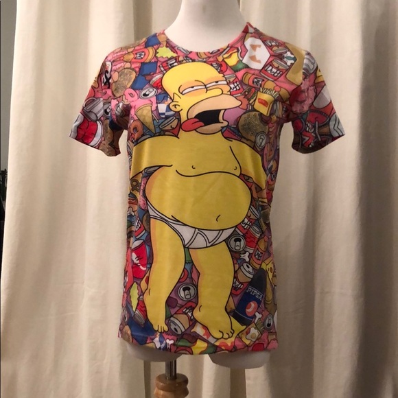 Linzi Yong 1981 Homer Simpson t-shirt - Picture 2 of 4